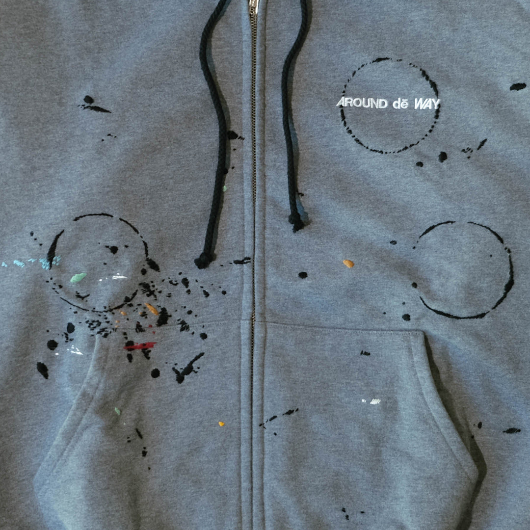AROUND dē WAY x BANDULU " 01 / 10 " HOODIE L