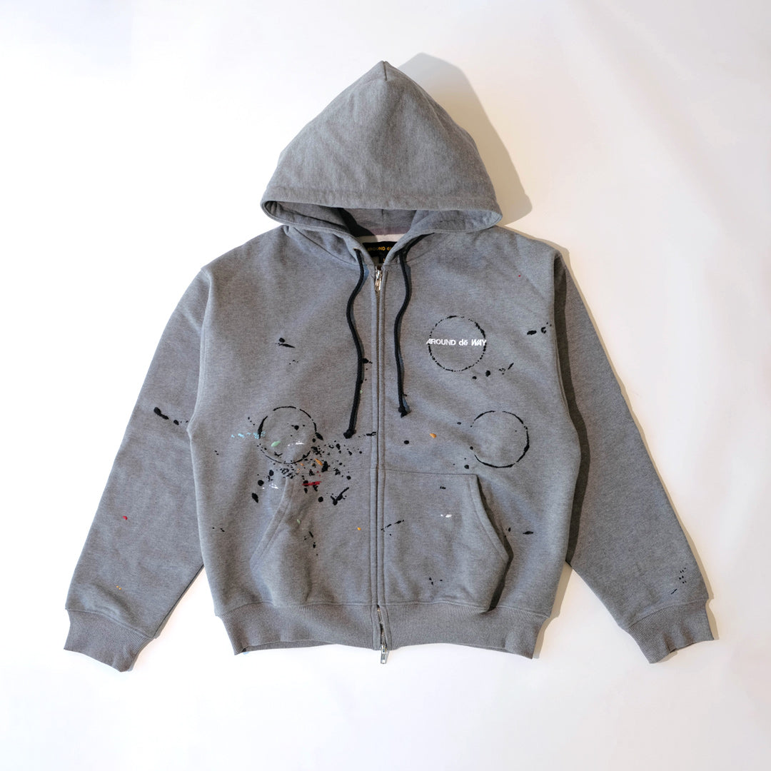 AROUND dē WAY x BANDULU " 01 / 10 " HOODIE L