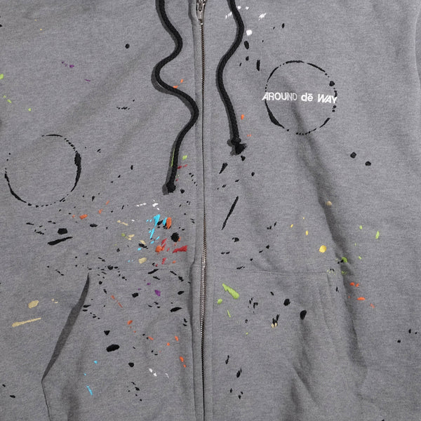 AROUND dē WAY x BANDULU " 04 / 10 " HOODIE L