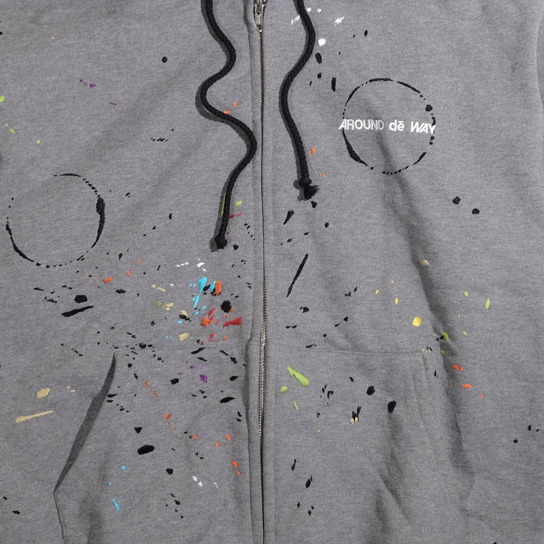 AROUND dē WAY x BANDULU " 04 / 10 " HOODIE L
