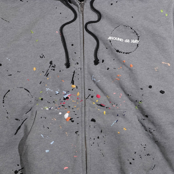 AROUND dē WAY x BANDULU " 03 / 10 " HOODIE L