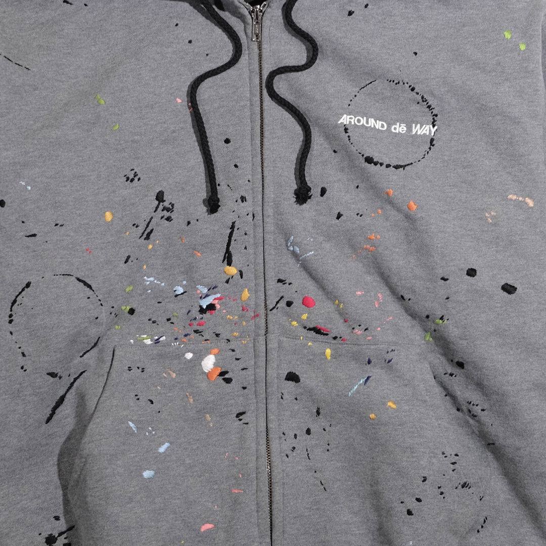AROUND dē WAY x BANDULU " 03 / 10 " HOODIE L