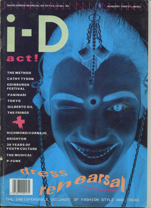 i-D Magazine NO.39 August 1986