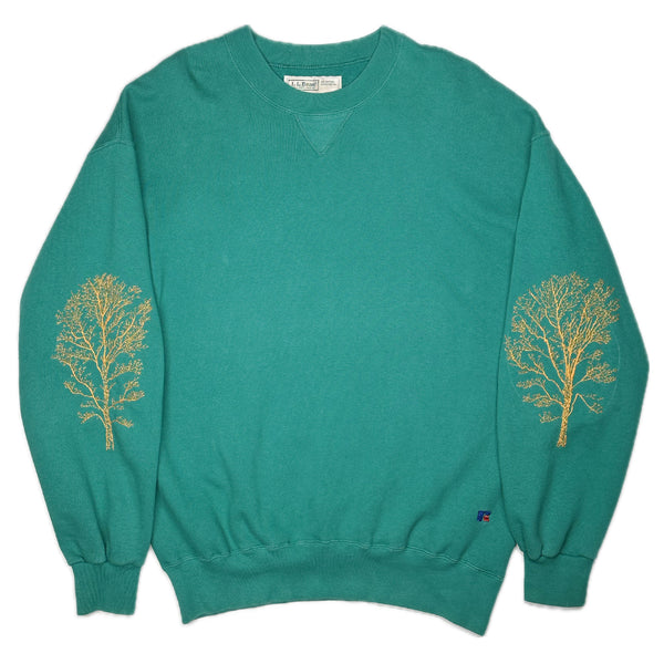 " ARBOR PATCH " LL BEAN CREWNECK XL