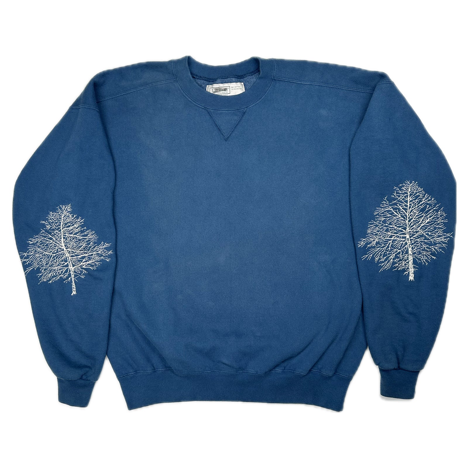 " ARBOR PATCH " LL BEAN CREWNECK L