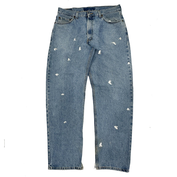 " FLOCK " LOOSE FIT JEANS