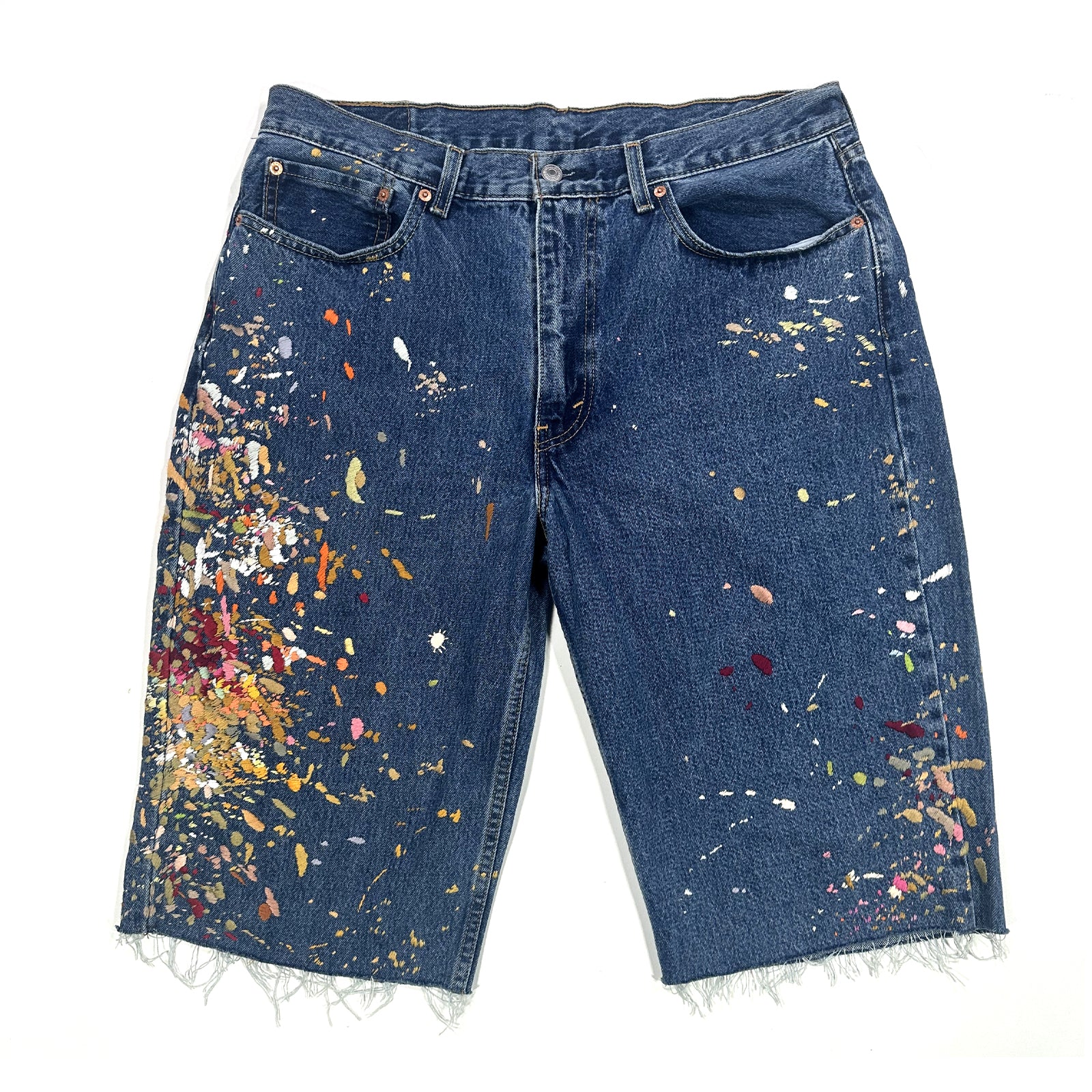 " 018 / 333 " LEVI'S® CUTOFF JORTS 36W